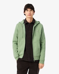 Sweatshirt &agrave; capuche zipp&eacute; molleton