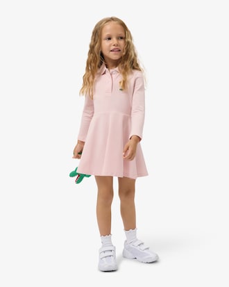 Robe manches longues en Piqué stretch