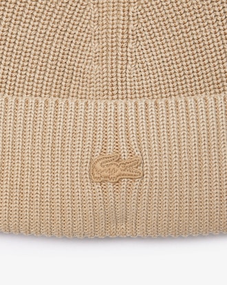 Bonnet coton côtelé effet délavé