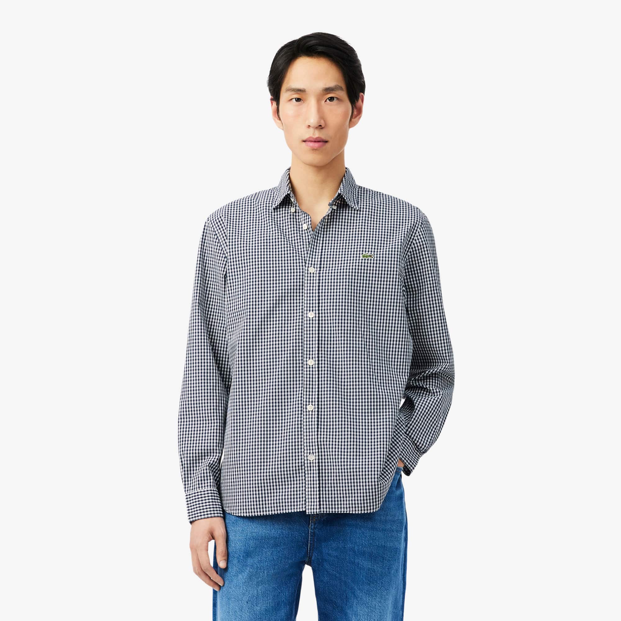 XSIDE Chemise Pour Hommes En Mélange De Lin à Manches Longues Coupe Reguliere Marine O 4793810