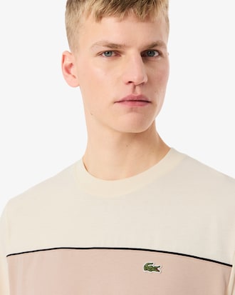 T-shirt color-block coton