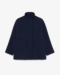 Parka mi-longue oversize d&eacute;perlante