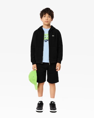 Sweatshirt zippé à capuche molleton
