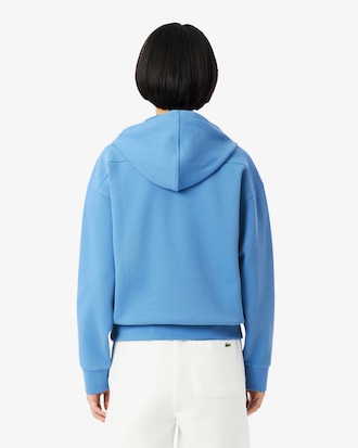 Sweatshirt &agrave; capuche zipp&eacute; en Piqu&eacute;