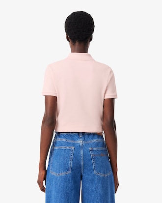Polo L.12.D slim fit en mini piqu&eacute; stretch