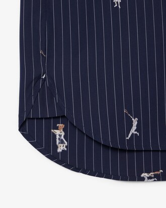 Chemise oversize motifs jacquard