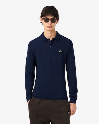 Polo L.12.12 slim fit manches longues