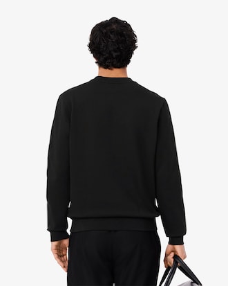 Sweatshirt molleton liserés griffés
