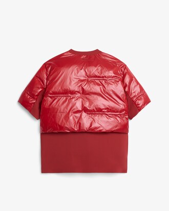 T-shirt taffetas brillant rembourr&eacute; D&eacute;fil&eacute;