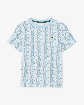 T-shirt coton imprimé monogramme