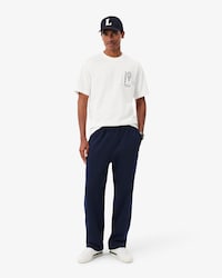 Pantalon de surv&ecirc;tement molleton relaxed fit