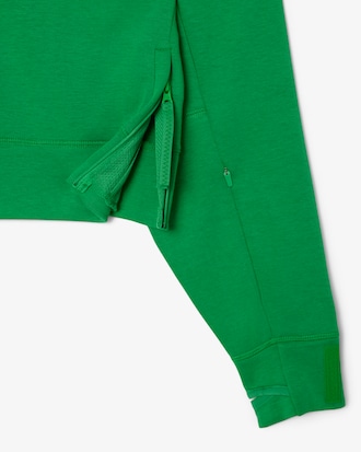 Sweatshirt à capuche court coton