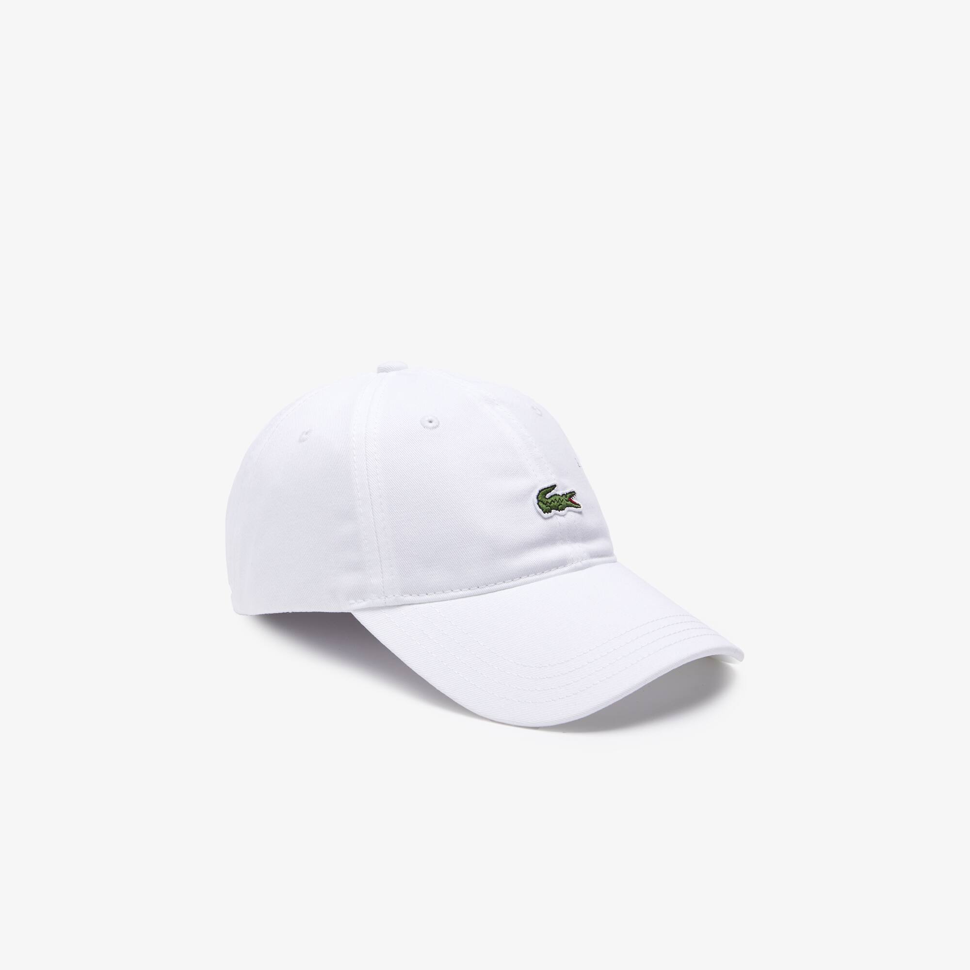 Casquette Lacoste x Polaroid avec lanière à rayures colorées Taille Taille unique Blanc