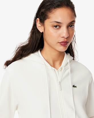 Sweatshirt zippé à capuche molleton