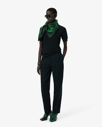 Foulard soie imprimé Défilé