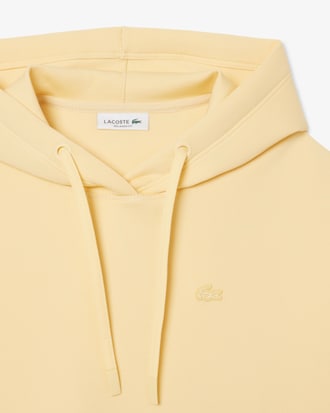 Sweatshirt &agrave; capuche court coton