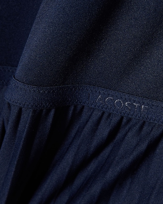 Robe longue pliss&eacute;e sans manches