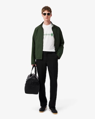 T-shirt jersey de coton imprimé et brodé