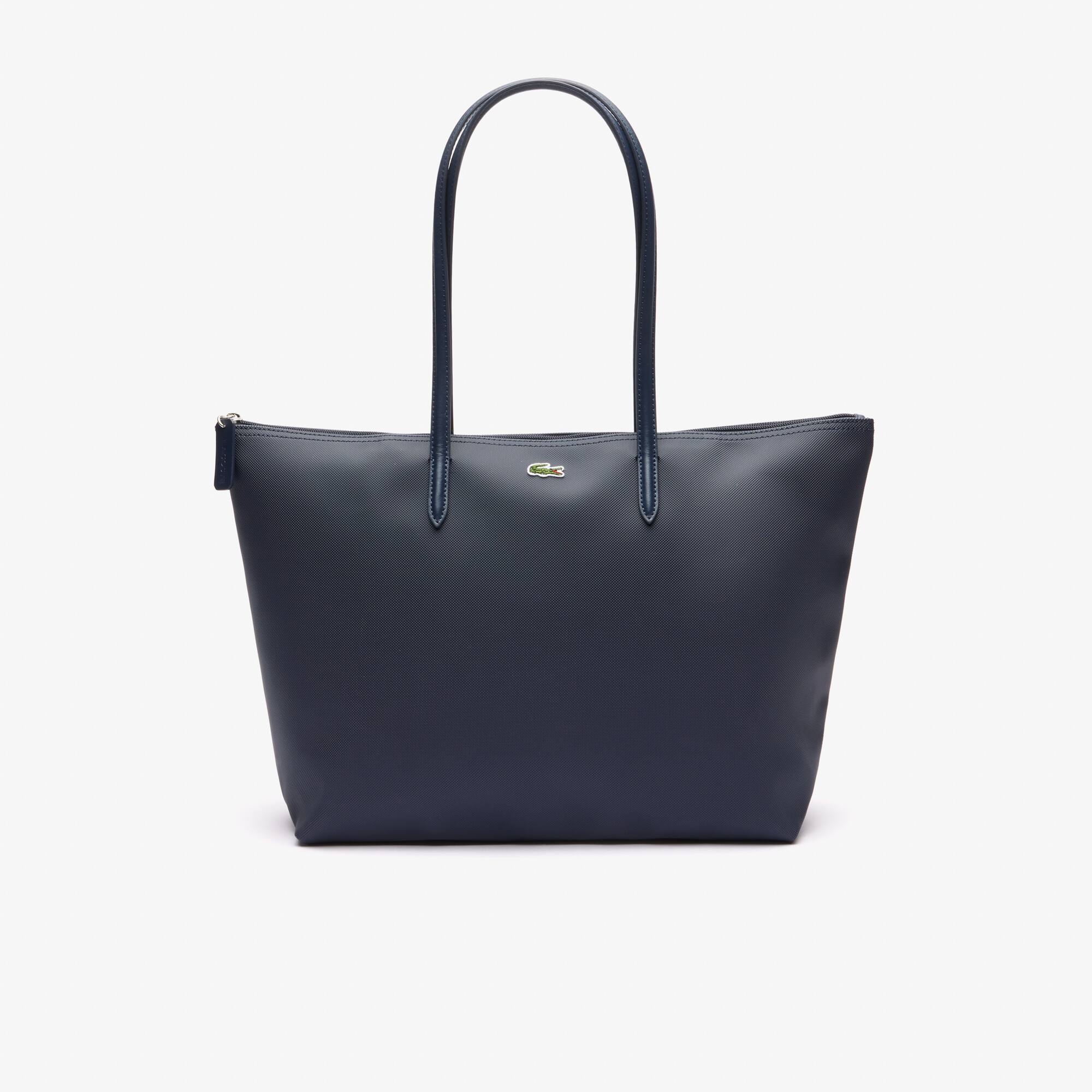 Lacoste Sac cabas zippé L.12.12 Concept uni Taille Taille unique Bleu