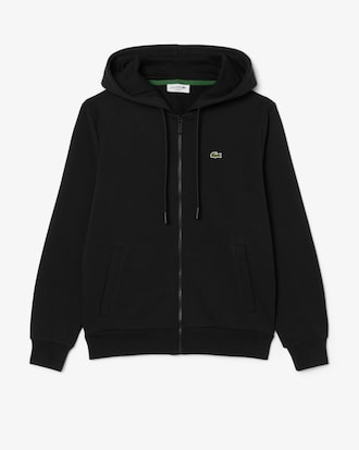 Sweatshirt zippé à capuche molleton
