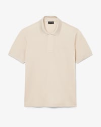 Polo classic fit Piqu&eacute; soie D&eacute;fil&eacute;