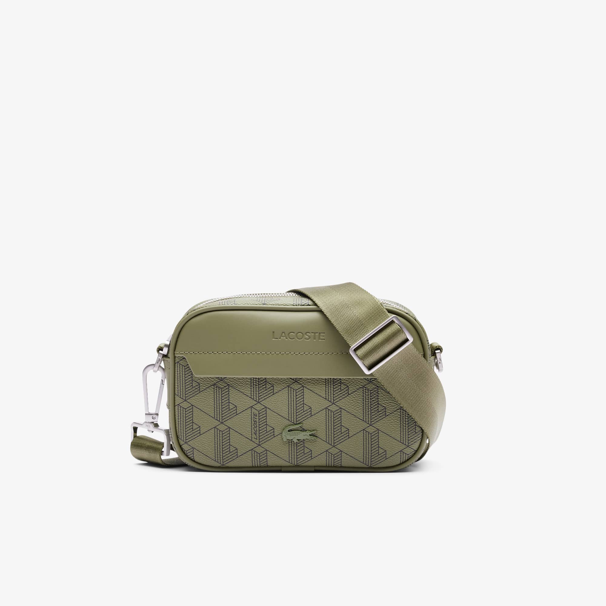 【LACOSTE】Chantaco Small Reporter Bag★男女共用★送料関税込 Petit sac reporter Chantaco en cuir - Sacoches & Pochettes