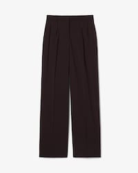Pantalon oversize laine m&eacute;lang&eacute;e