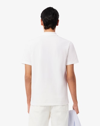 Polo regular fit en coton mélangé