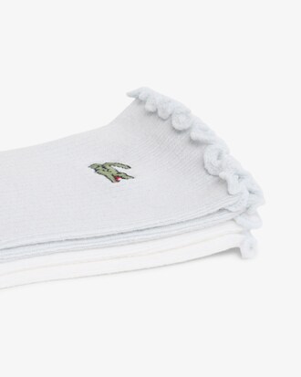 Lot de 2 paires de chaussettes &agrave; volants