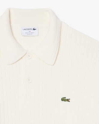 Pull col polo coton fabriqu&eacute; en France