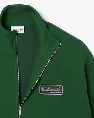 Sweatshirt loose fit badge signature