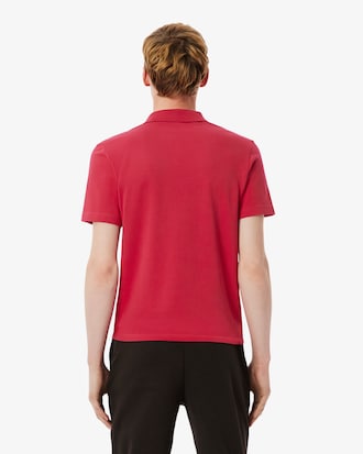 Polo regular fit en coton mélangé