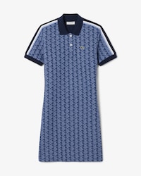 Robe polo slim fit jacquard monogramme