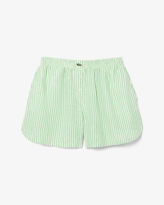 Short ample lin rayé