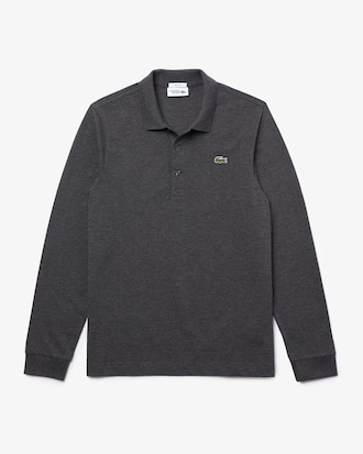 Polo slim fit à manches longues Lacoste SPORT en coton ultra léger