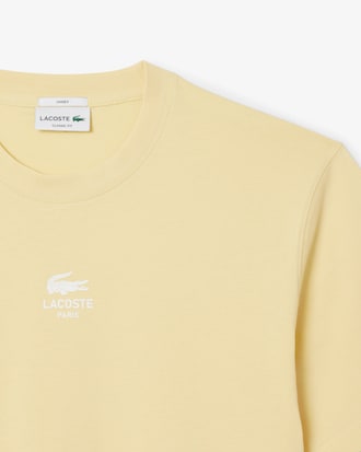 T-shirt coton imprim&eacute; signature
