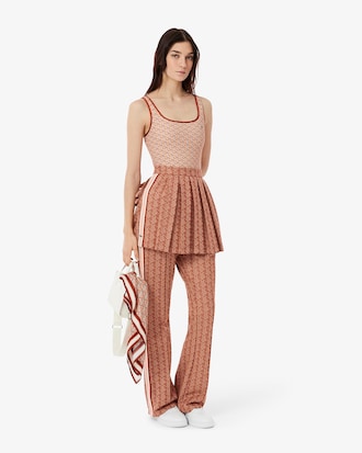 Pantalon de survêtement flare monogramme