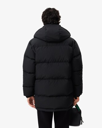 Doudoune à capuche mi-longue déperlante