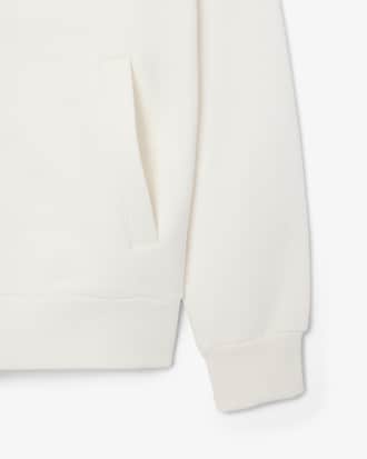 Sweatshirt zippé à capuche molleton