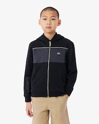Sweatshirt &agrave; capuche zipp&eacute; color-block