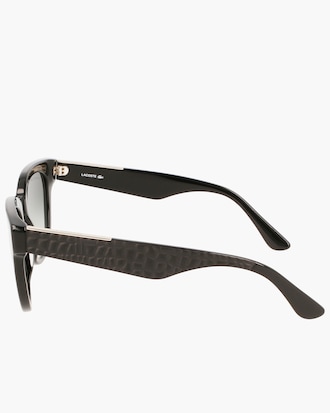 Lunettes Croco Skin ovales ac&eacute;tate