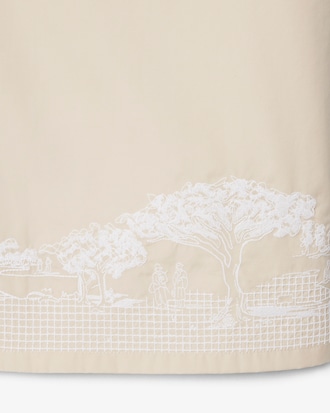 Chemise relaxed fit broderies D&eacute;fil&eacute;