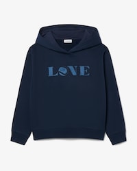 Sweatshirt &agrave; capuche molleton avec patch