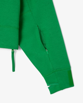 Sweatshirt à capuche court coton