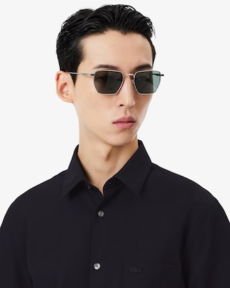 Chemise manches courtes regular fit coton