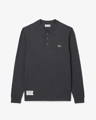 T-shirt manches longues maille gaufrée