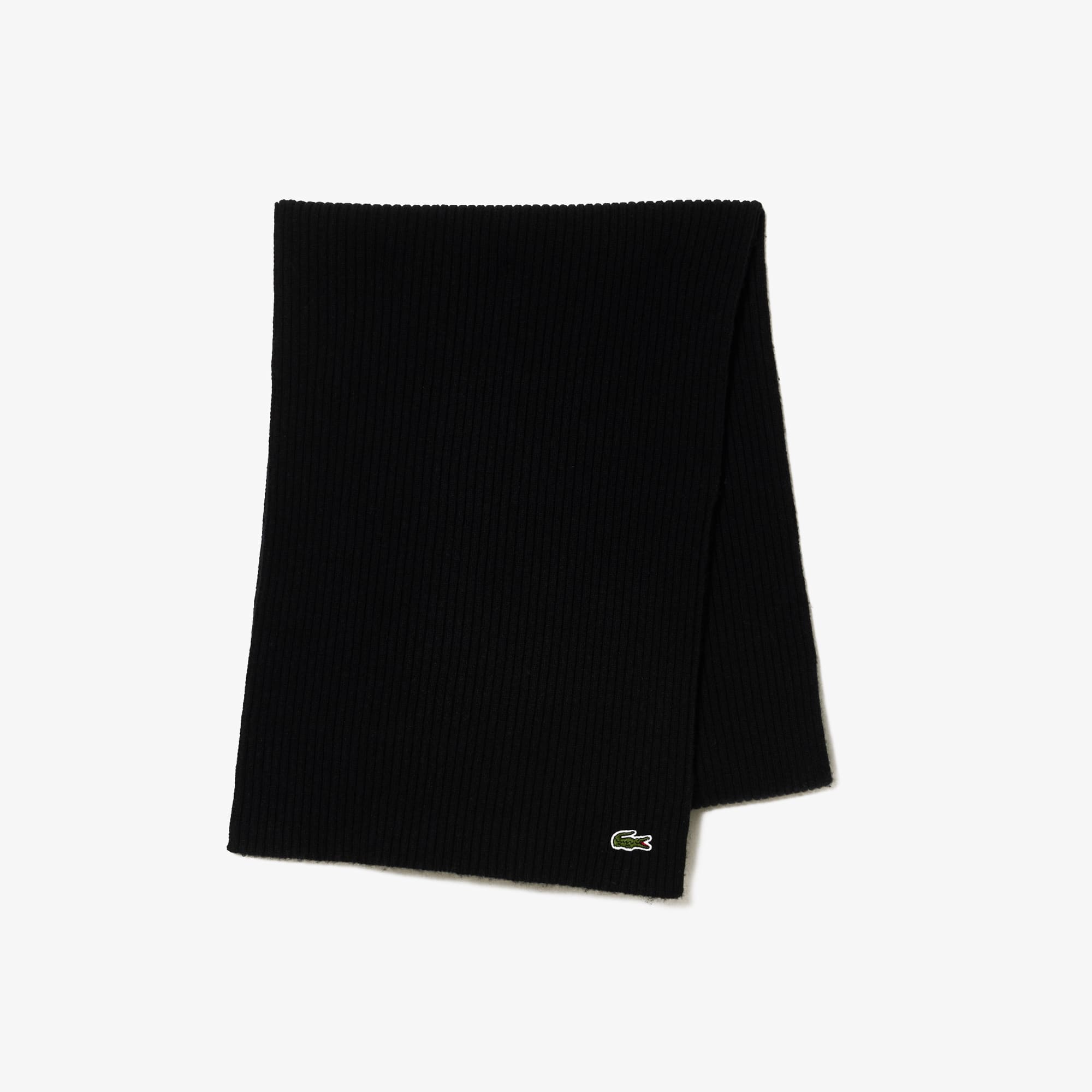 Écharpe laine côtelée