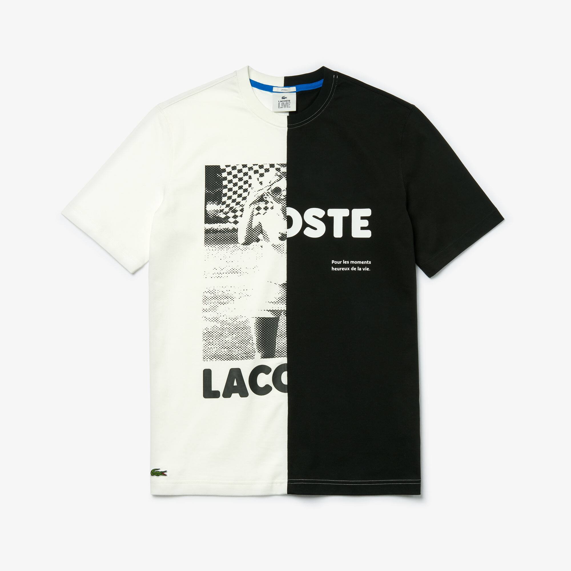 t shirt lacoste imprimé