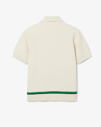 Pull col polo Piqu&eacute; crocodile floral D&eacute;fil&eacute;