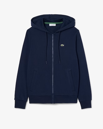 Sweatshirt zipp&eacute; &agrave; capuche molleton